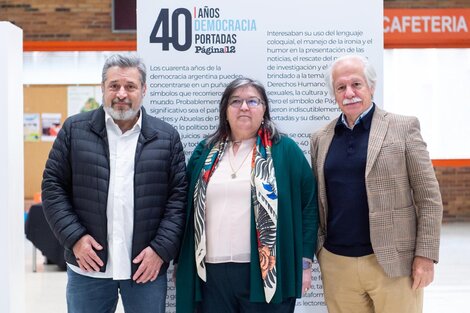 “40 años de democracia. 40 portadas de Página/12”: las tapas icónicas del diario vuelven a Madrid