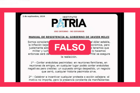 Con patitas cortas: el ejército de trolls de Milei intentó circular una fake news del Instituto Patria