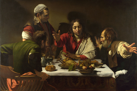 "Cena de Emaús" 1606, Caravaggio (Fuente: Imagen web)