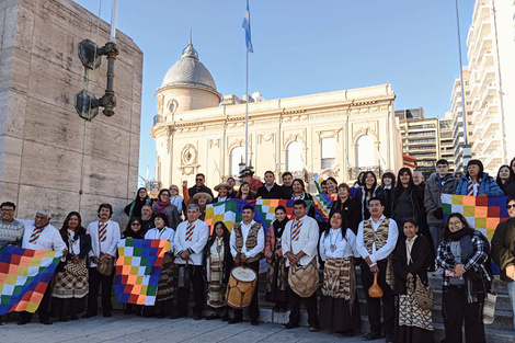 La lucha indígena tuvo fuerza en el Monumento