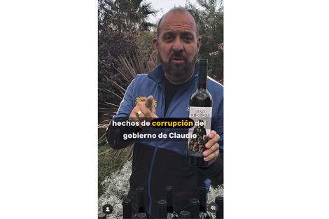 Un diputado libertario sortea 50 vinos como parte de su campaña