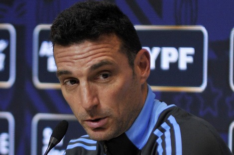 El técnico del seleccionado argentino Lionel Scaloni